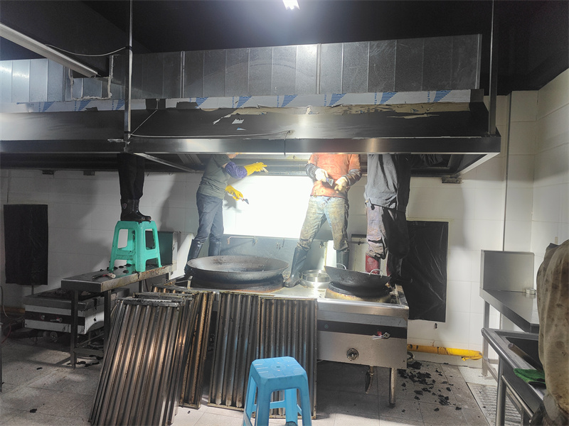 开州油烟管道清洗后如何进行系统的全面检查